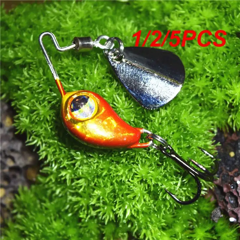 1/2/5Pcs Fake Bait Micro-Bean Luya Fake Bait Metal Flake Vib Blade Lure Vib Paillettes Composite