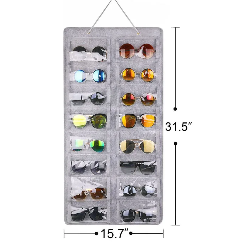 Felt Eyeglasses Stand 16 Slots Holder