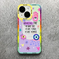 Charming Blue Evil Eye Clear Shockproof Phone Case - Fun & Protective Cover - iPhone 15 Pro Max (-1)