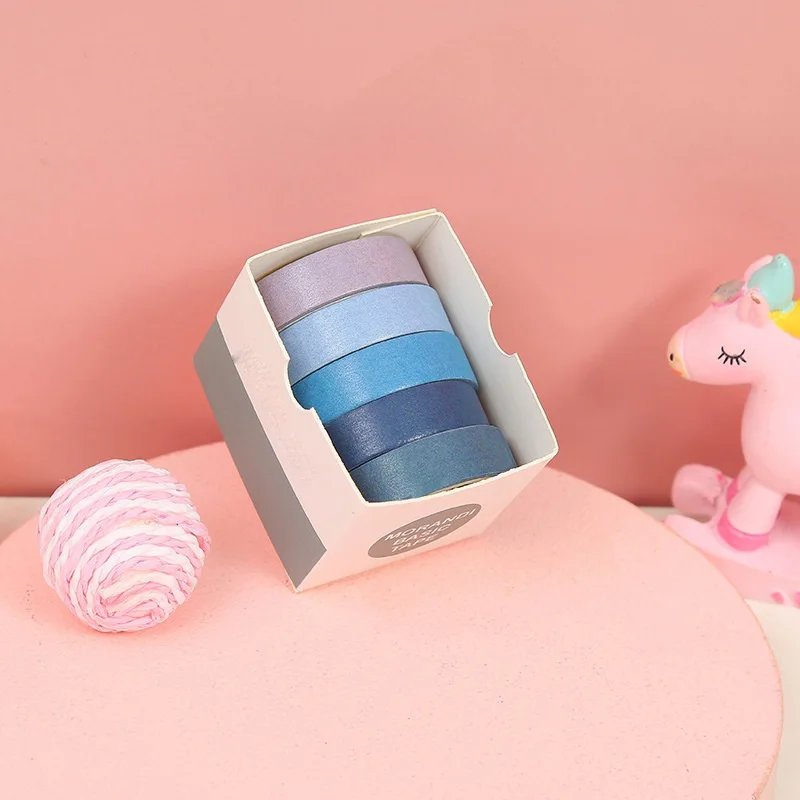 Colorful Washi Tape Set for Crafts and Stationery