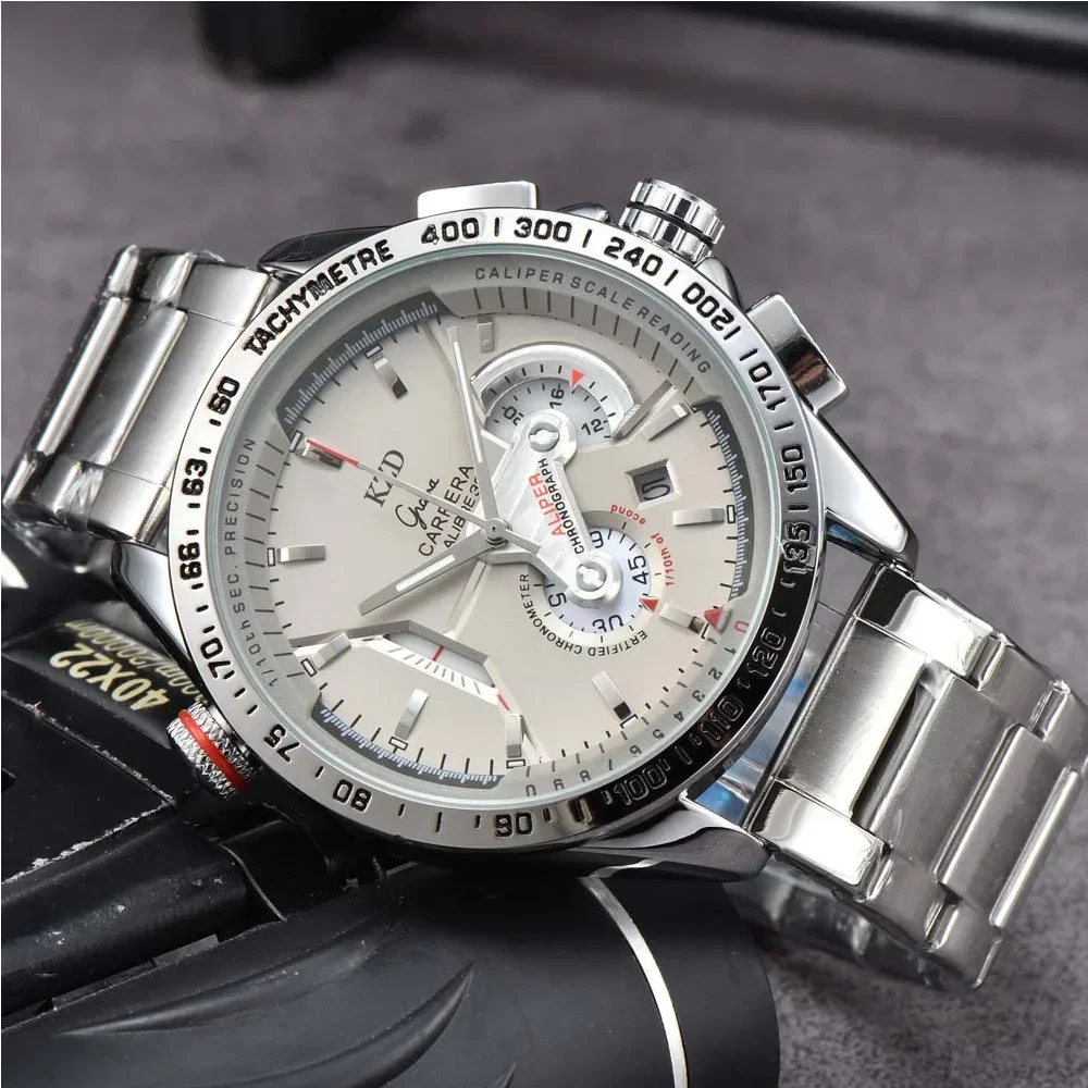 

Luxury Original Brand Watches For Men Classic Fashion Multifunction Quartz Watch Automatic Date Sport Chronograph Top AAA Clocks