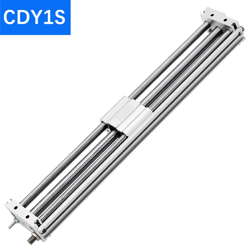 Série de Cdy1s Furou o Curso 501500 mm do Curso 50-cilindro Pneumático sem Haste do Acoplamento Magnético de 10 15 20 25 32 40 mm Seja Personalizado a