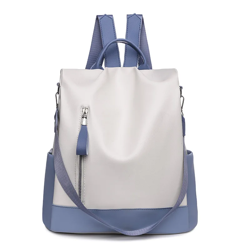 Backpack women's new bag soft leather sense fashion harbor wind student backpack large capacity anti-theft travel bag wholesale