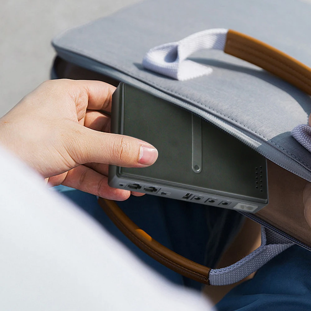 DC1018L Mini Portable UPS Uninterruptible Power Supply 5V 9V 12V Battery Backup UPS Backup Battery for WiFi Router