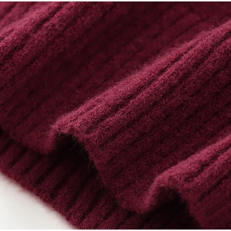 Casual Knitted O-neck Sweaters Women Retro Loose Solid Pullover Sweater Female Autumn Chic Elegant Street All-matching Tops