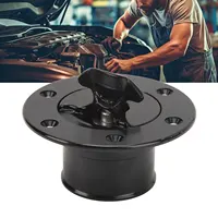 Fuel Cell Gas  Fuel Cell    Billet Aluminum 39mm ID Flush Mounting 6  Open Type Black  for Car 1