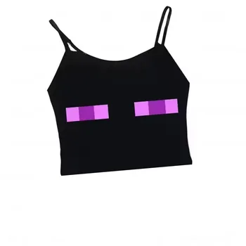 Y2k Sling Camis Women Clothes Aesthetics Harajuku Graphic Hip Hop Grunge Goth Crop Top Vintage Streetwear Summer Spicy Girl 1