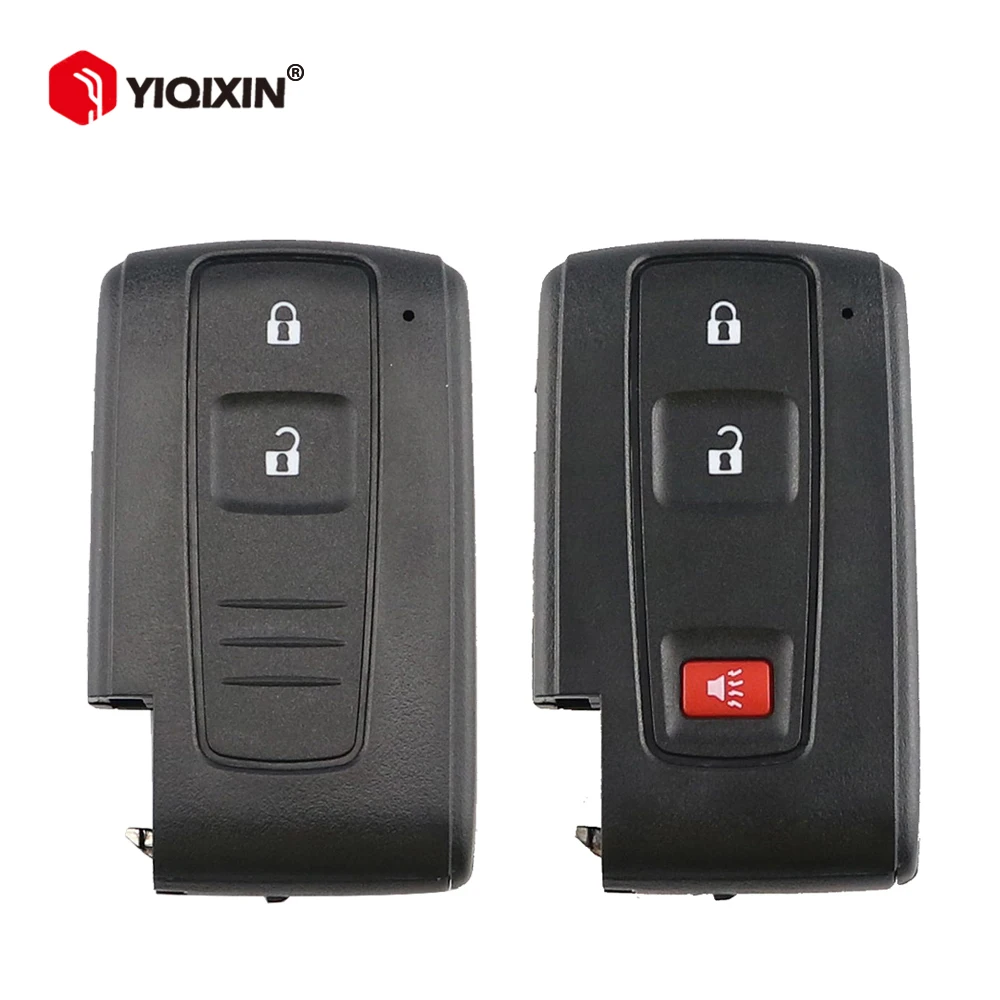 

YIQIXIN Remote Car Key Shell Cover For Toyota Prius Corolla 2004 2005 2006 2007 2008 2009 Verso Camry 2/3 Button Uncut Blade