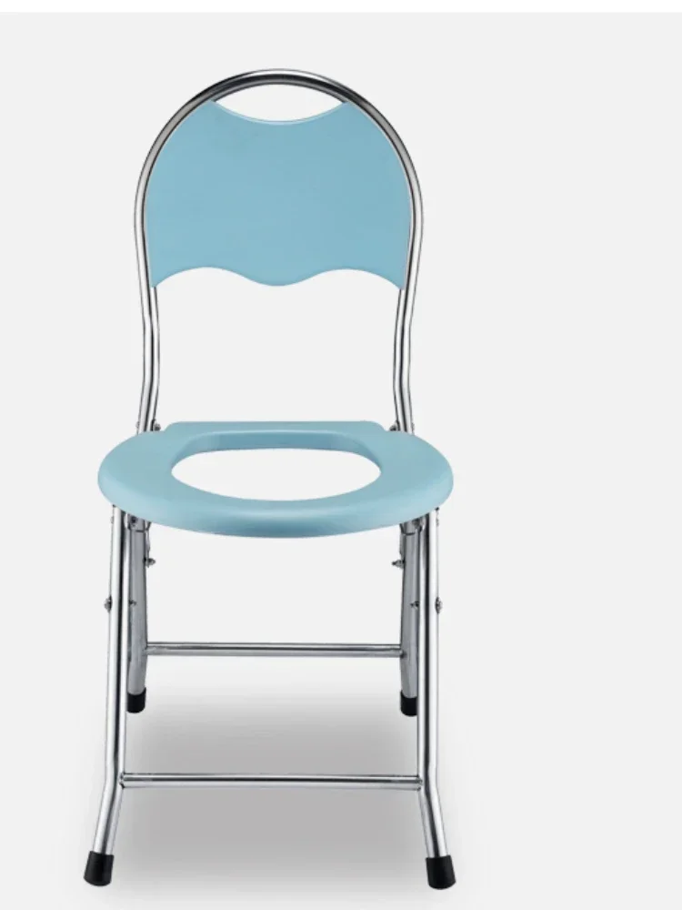 Foldable Elderly Toilet Chair  Hygienic and Movable Lavatory, Ideal for Disabled and Maternity Use, Easy to Sanitize Commode 5