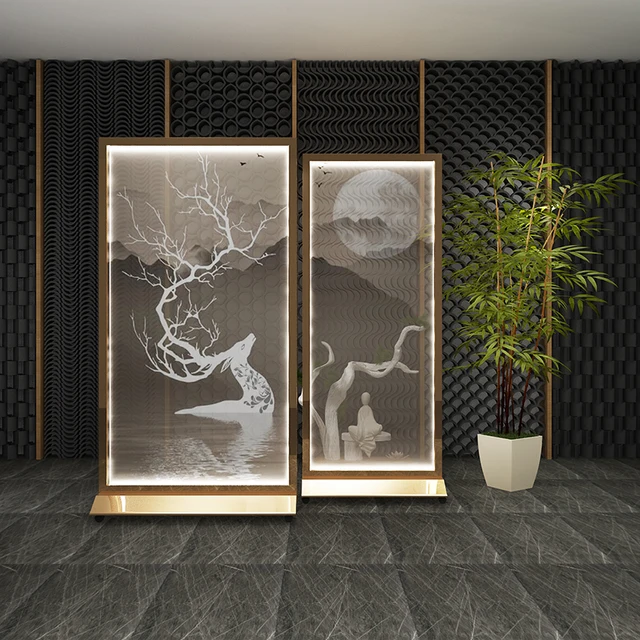 Modern, Világos Alsó Képernyőkkel A Nappali És Szálloda Könnyű Luxus Folyosó Mozgatható Hálószobája Otthon Új Kínai Ülés - Image 4