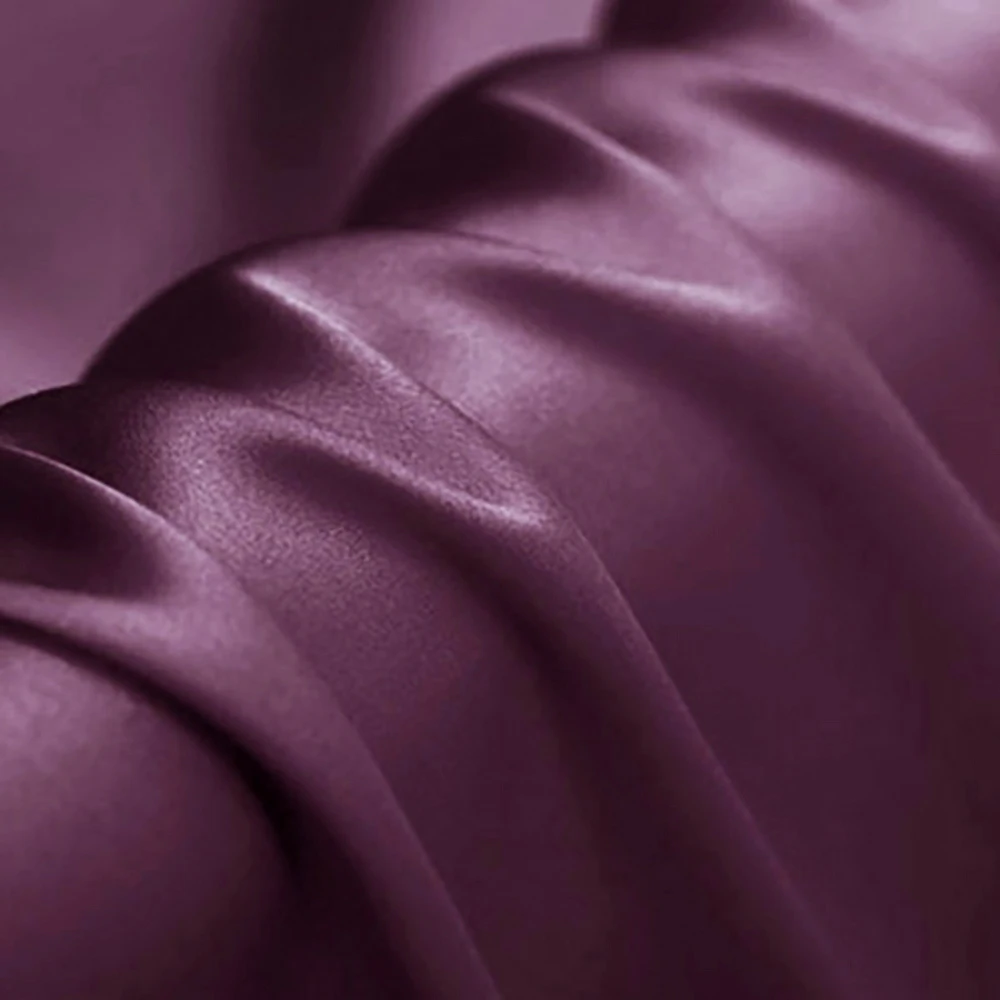 

High Quality Luxury Silk Bedding Set Fabric 100% Pure Mulberry Silk Satin 19momme Plus Width 280cm Hometextile Sewing Material14