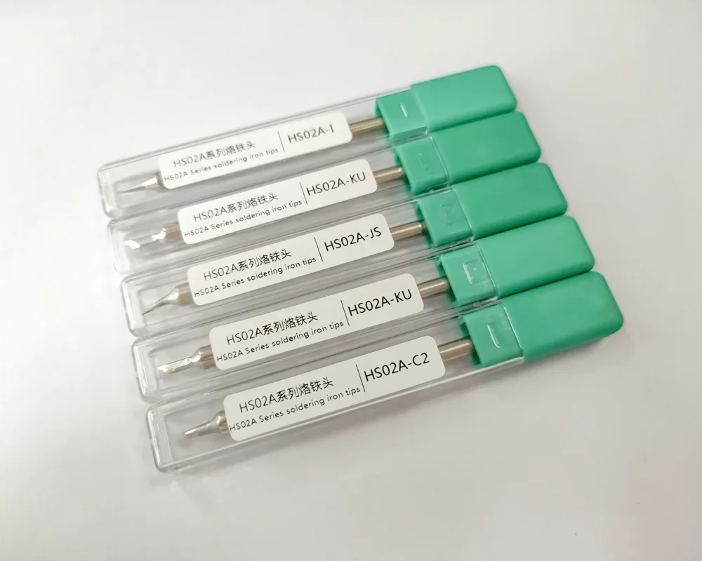 FNIRSI HS-02 Series Original Press-on Tip For Soldering Iron Station Accessories Tips Welding Equipment Cautin Sting HS02 Kits