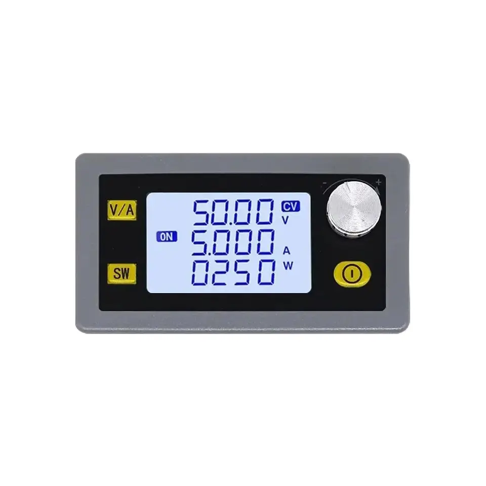 Alimentation CC Réglable 50V 8A - Régulateur Tension Constante, Entrée 6-55V, Sortie 0-50V, écran LCD - Pour Labo, électronique, CNC