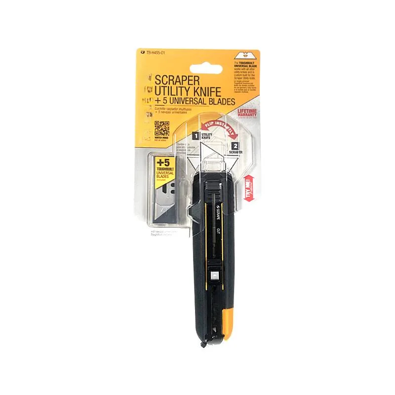 Toughbuilt Scraper Utility Knife + 5 Blades