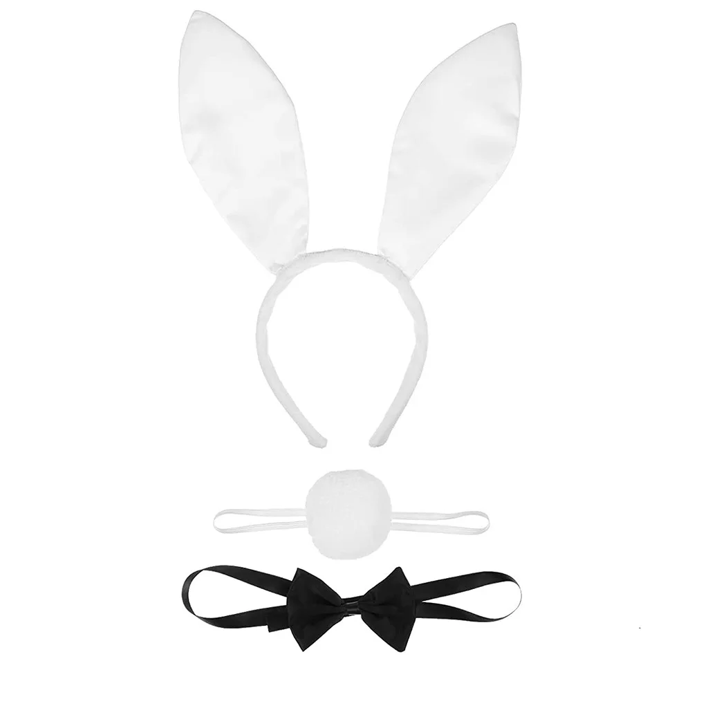 Gay Men Sexy Costume Accessories Bow Tie Collar and Cuff Set Male Dancer Sexy Stripper Cosplay Butler Waiter Lingerie Clubwear men costume accessories