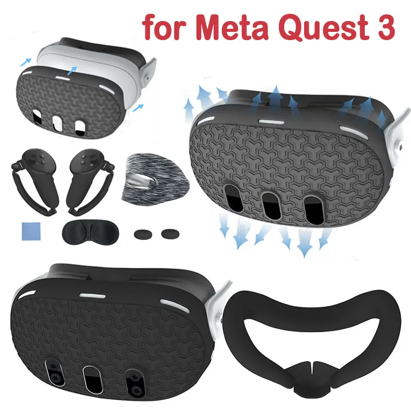 

Силиконовая Защитная крышка для смартфона Meta Quest 3 VR