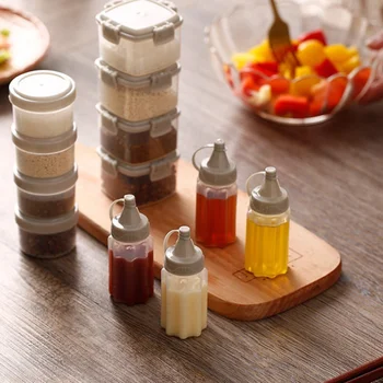 Portable Camping Sauce Squeeze Bottles 8