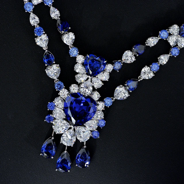 Aggregate more than 145 blue diamond necklace kay jewelers