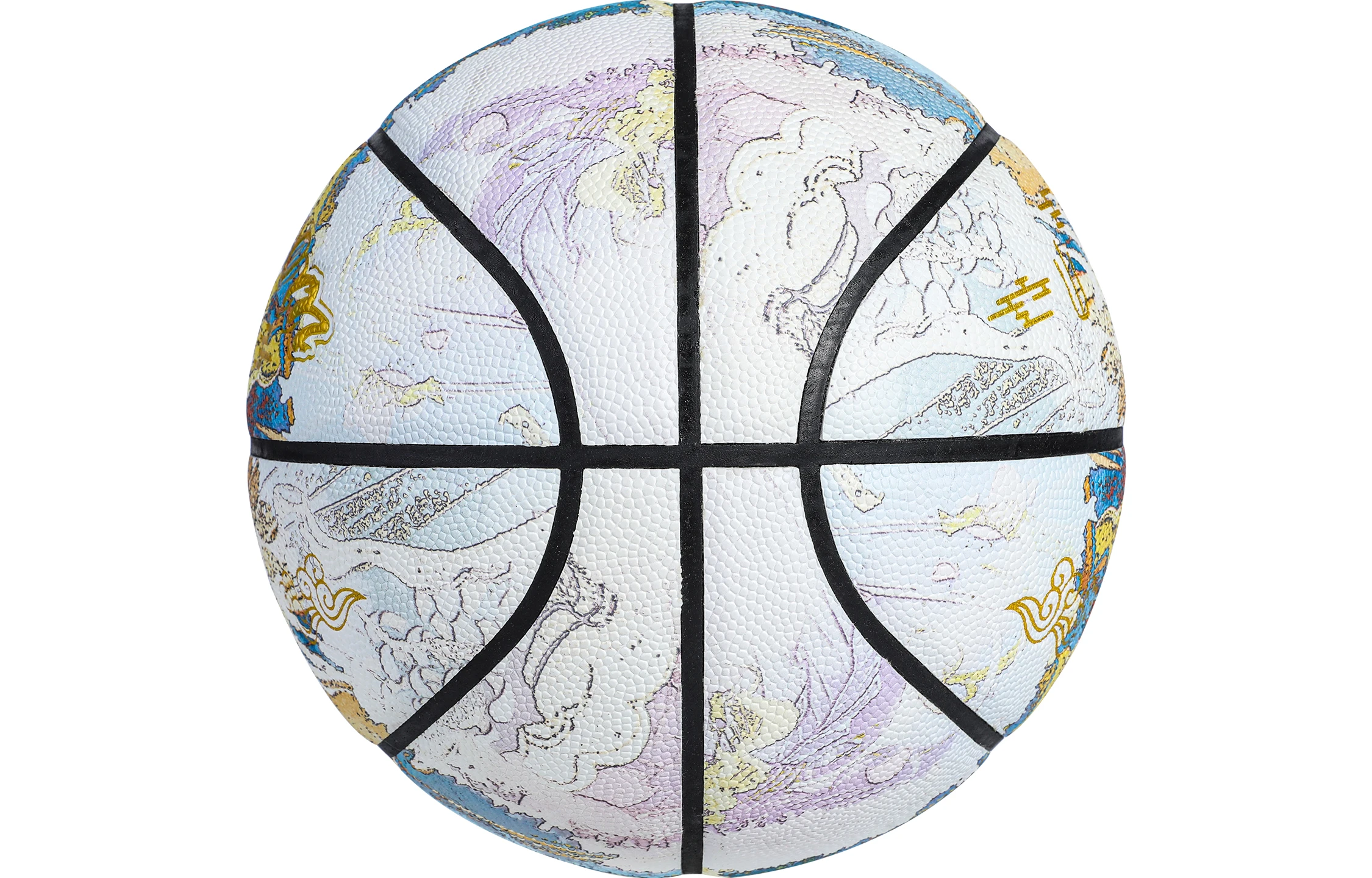 Chinoiserie PU Game Basketball - Outdoor Use