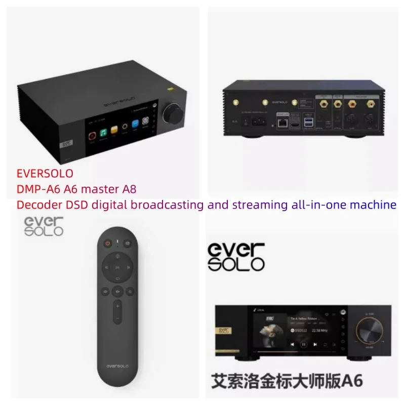 Nuovo Decodificatore Eversolo Dmp-A6 A6 Master A8 Dsd Riproduzione Digitale Streaming Macchina All-In-One