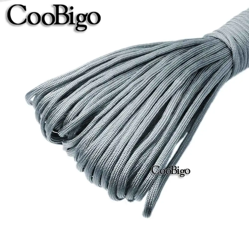Durable 4mm Solid Color Parachute Cord for DIY Craft and Bracelet Making