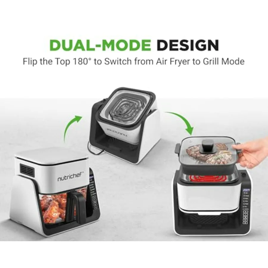 4 QT Air Fryer & Grill with 8‑in‑1 Presets 3