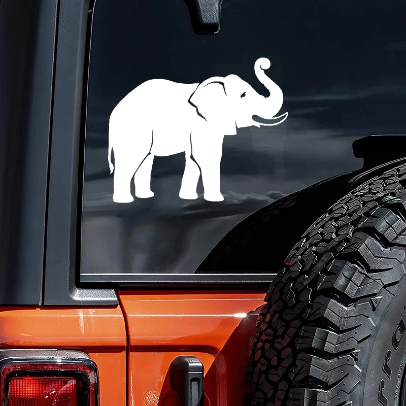 CK22107 Die Cut Vinyl Decal for Elephant Car Sticker Waterproof Auto