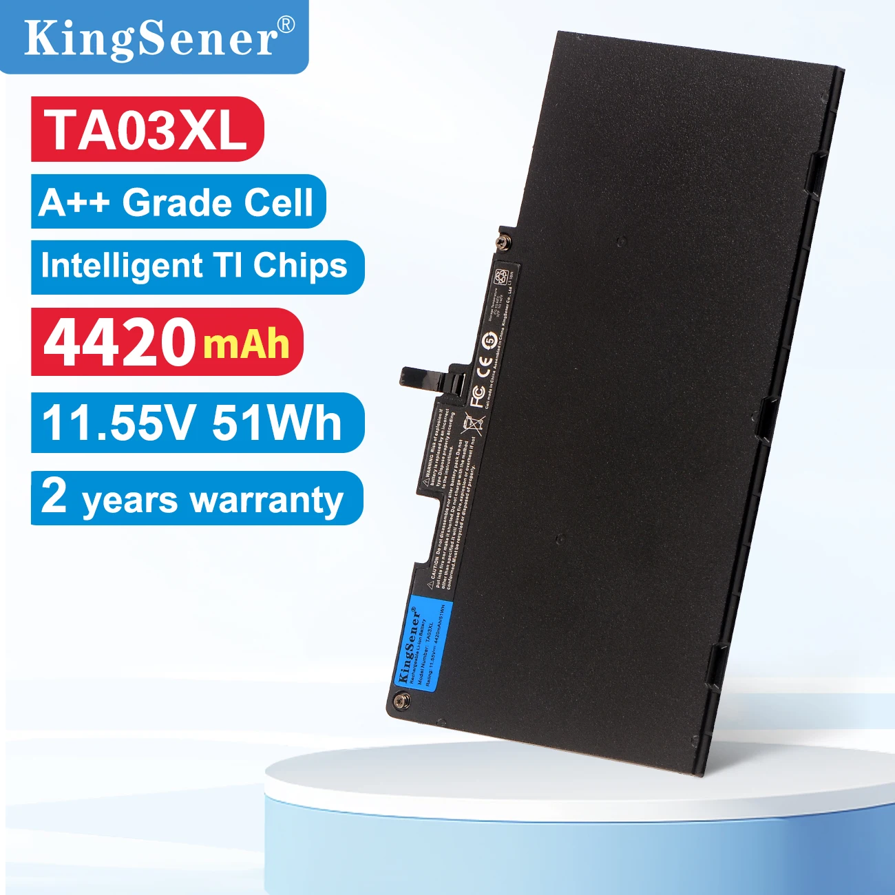 Kingsener-bateria do Portátil 51wh Ta03xl para hp Elitebook 755 G4840 G4848 G4850 Series Hstnn-ib7l Hstnn-lb7j 854047421