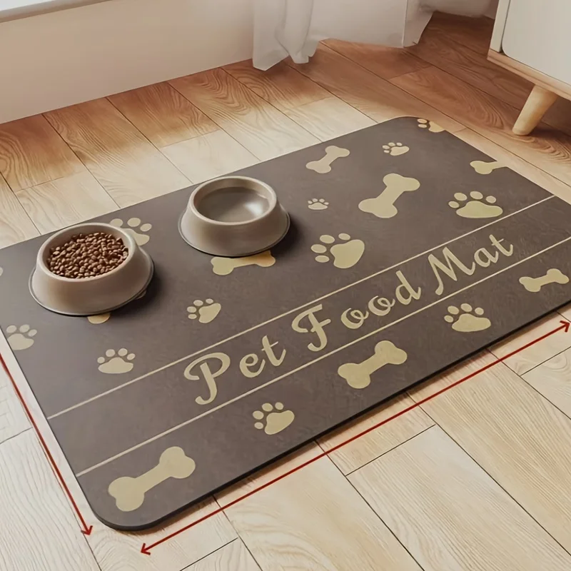 Pet Feeding Mat Hot Selling Pet Cats and Dogs Eat Diatomaceous Earth Mats Feed Splash Proof Mats Absorbent Quick Drying Home