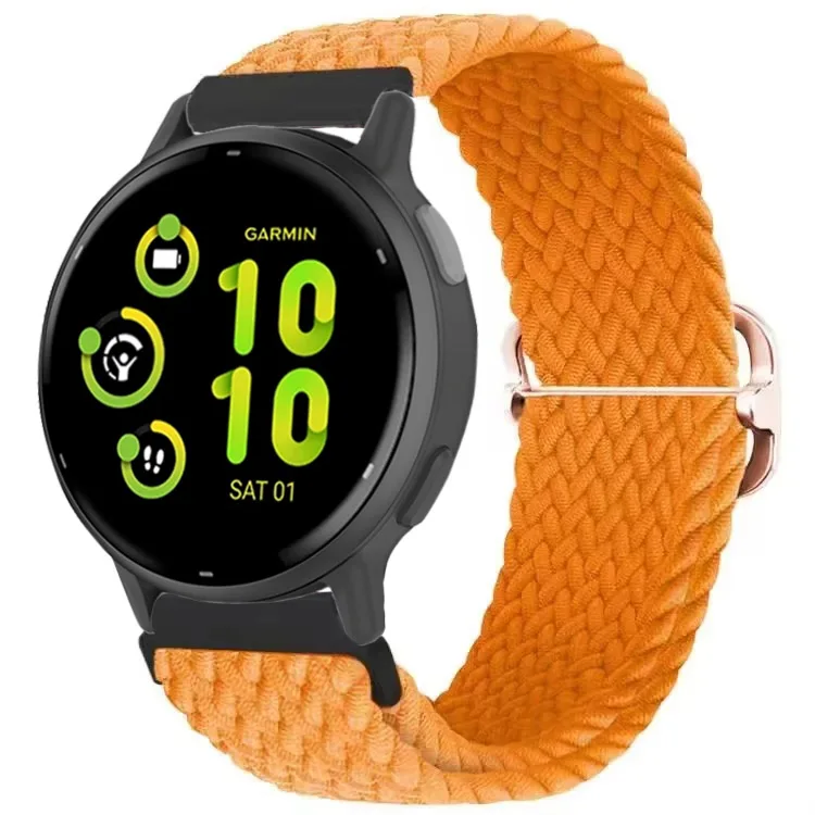 Nylon Braided Solo Loop Strap - 20mm/22mm Sports Bracelet Wristband