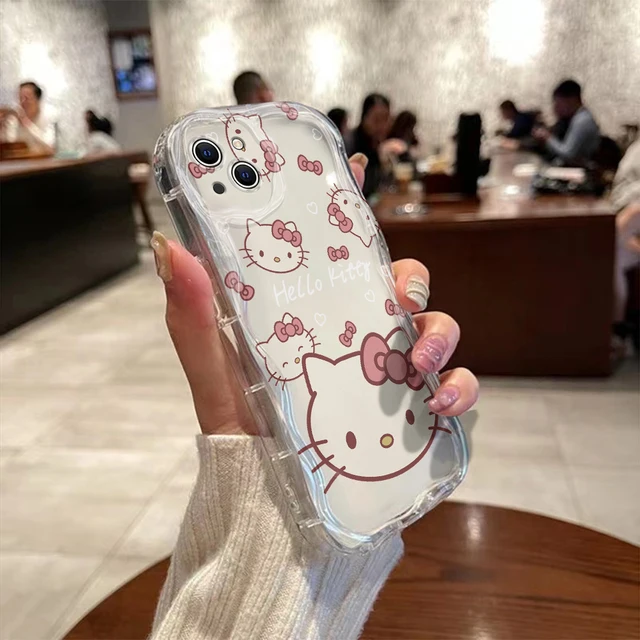 Sanrio Hello Kitty 3D Wave Case For iPhone 15 14 13 12 11