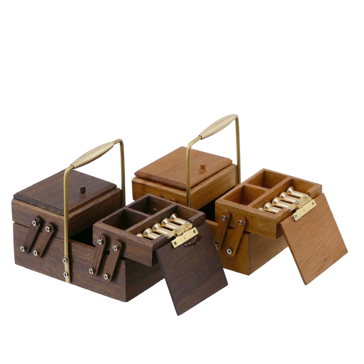 1/6 bjd ob11 miniature dollhouse furniture Mini model  Needle and thread storage box/sewing ornaments 2