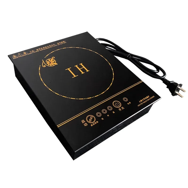 Induction Cooker Mini Electric Magnetic Wire Control Embedded Hotpot Hob 800W Waterproof Boiler