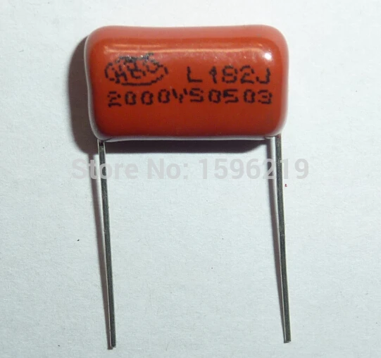 

100pcs CBB capacitor 182 2000V 182J 2KV 1800pF 1.8nF P15 CBB81 Metallized Polypropylene Film Capacitor