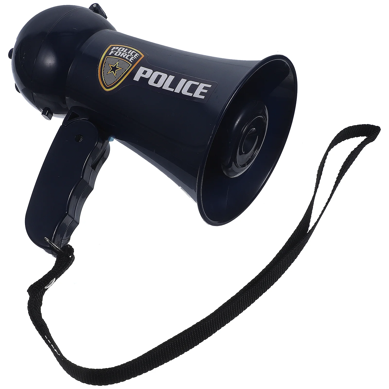 

Police Megaphone Funny Guide Loudspeaker Toy Role Cosplay Megaphone Speaker Child Boy Sapphire Blue No Batteries