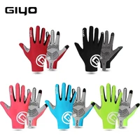 Giyo Cycling Full Finger Gloves Lycra Fabric Mittens Autumn Winter Bicycle Long Gloves Anti-slip for MTB Road Bike Equipment 2