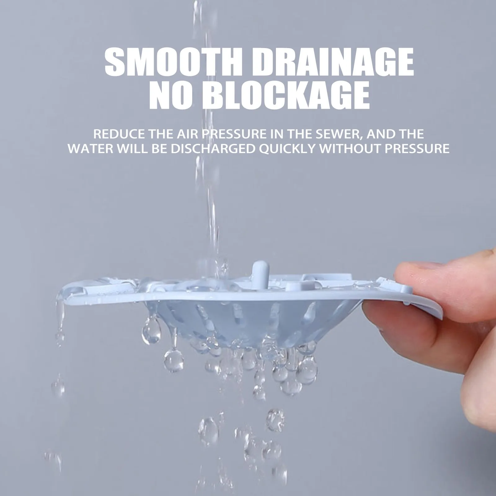 Water Drop Hair Catcher for Shower Drain