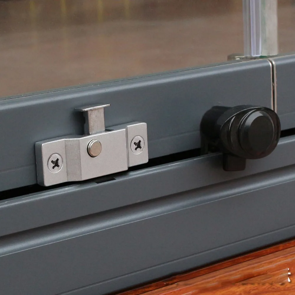 Description Picture 2 of itemNew Zinc Alloy Sliding Door Latch Anti-theft Hardware Spring Latch Durable Door Hasps Lock Cabinet