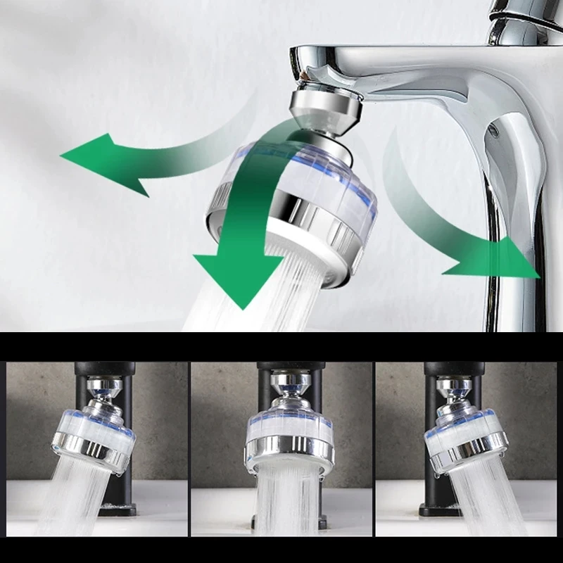Water saving Faucet splash head PP cotton filter Universal kitchen tap adapter Sink faucet aerator nozzle bathroom Accessories
