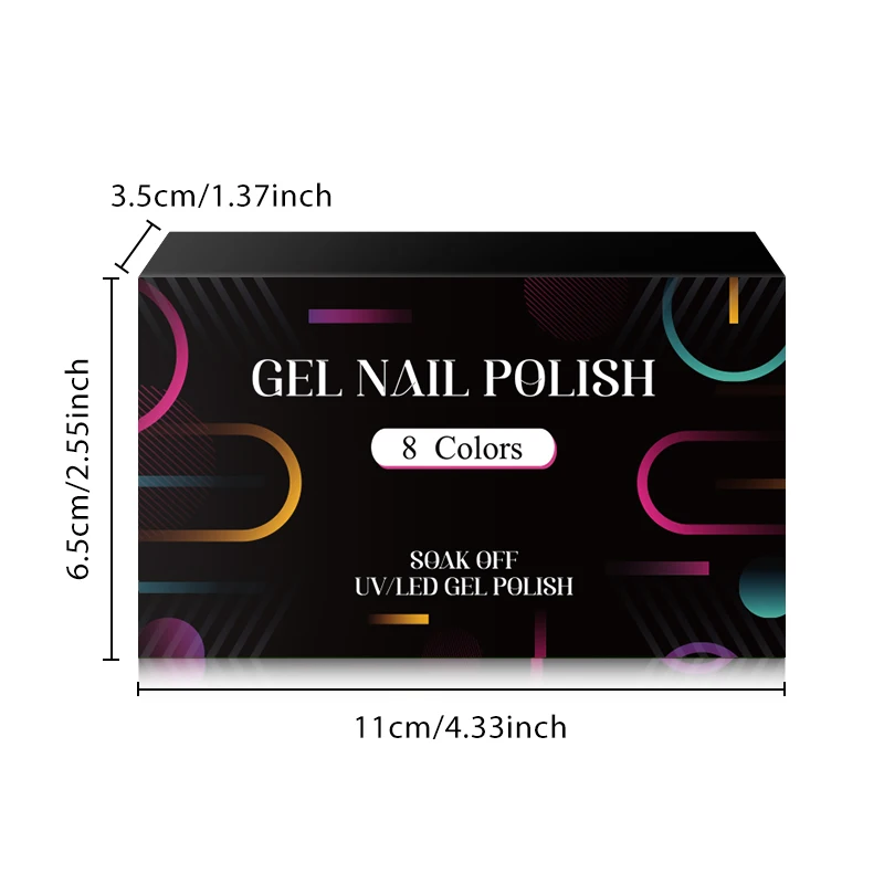 MEET ACROSS 8Pcs/Set Aurora Moonligh Cat Magnetic Gel Nail Polish With Box And Magnetic Stick Nail Art Varnish Manicure Set 6
