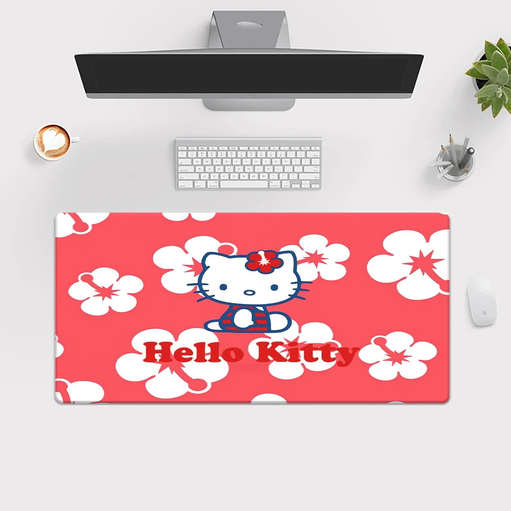Large Mousepad XXL Sanrio Hello Kitty Mouse Pad Keyboard Accessories Mouse Mats Game Office Computer PC Gamer Laptop Desk Mat