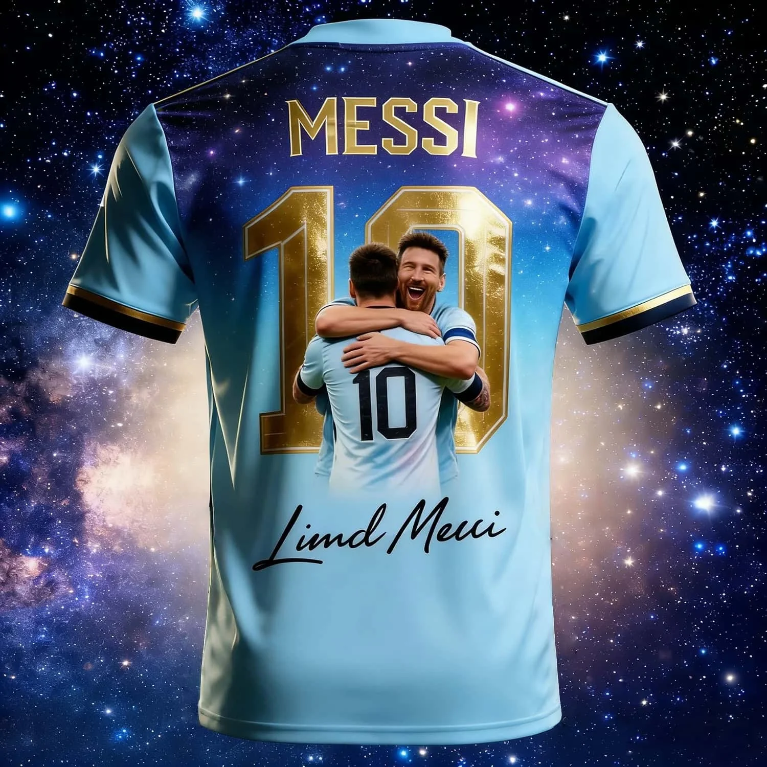 2026 KI Sommer Kindermode-Trend Messi # 10 Commemorative Special Edition Shirt für Erwachsene im Fan-Stil, kurzärmliges Sport-Geschenk – Detail 11