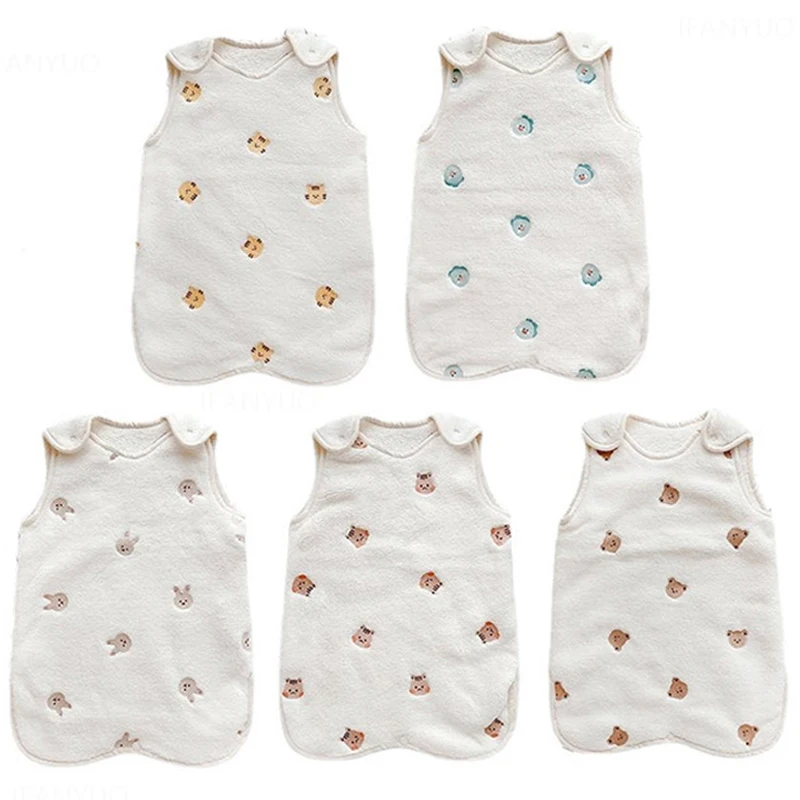 Kids Pajamas Korean Baby Sleeping Robe Jumpsuit