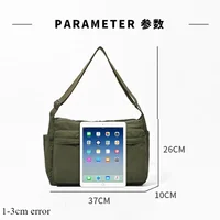 Casual Multi-pocket Messenger Bags for Women Fashion Nylon Shoulder Bag Ladies Large Handbags Female Travel Shopping Tote Purse - Image 5