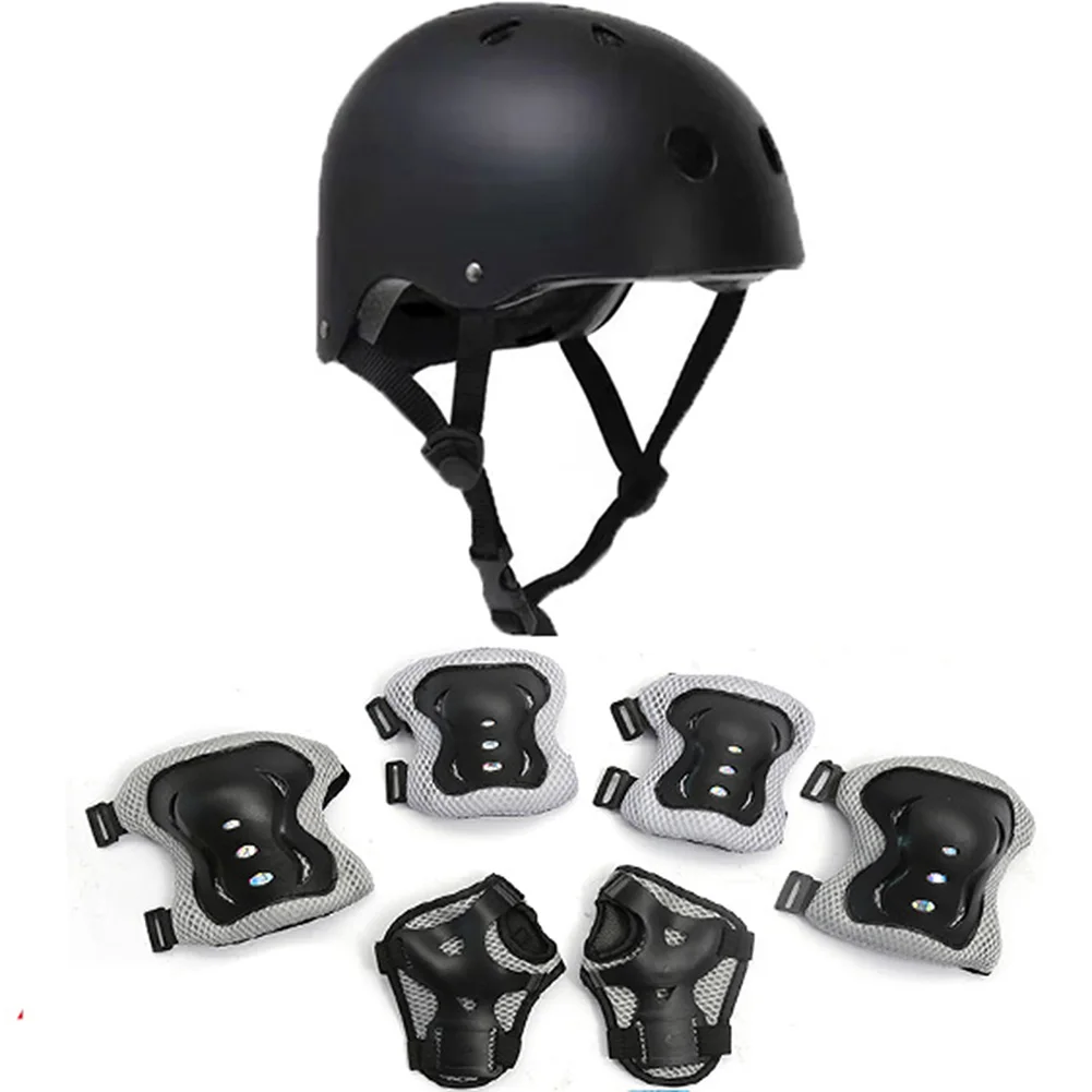 Protezione di sicurezza per equipaggiamento protettivo per bambini con casco resistente agli urti 7 in 1 antiurto traspirante per Sport all'aria aperta