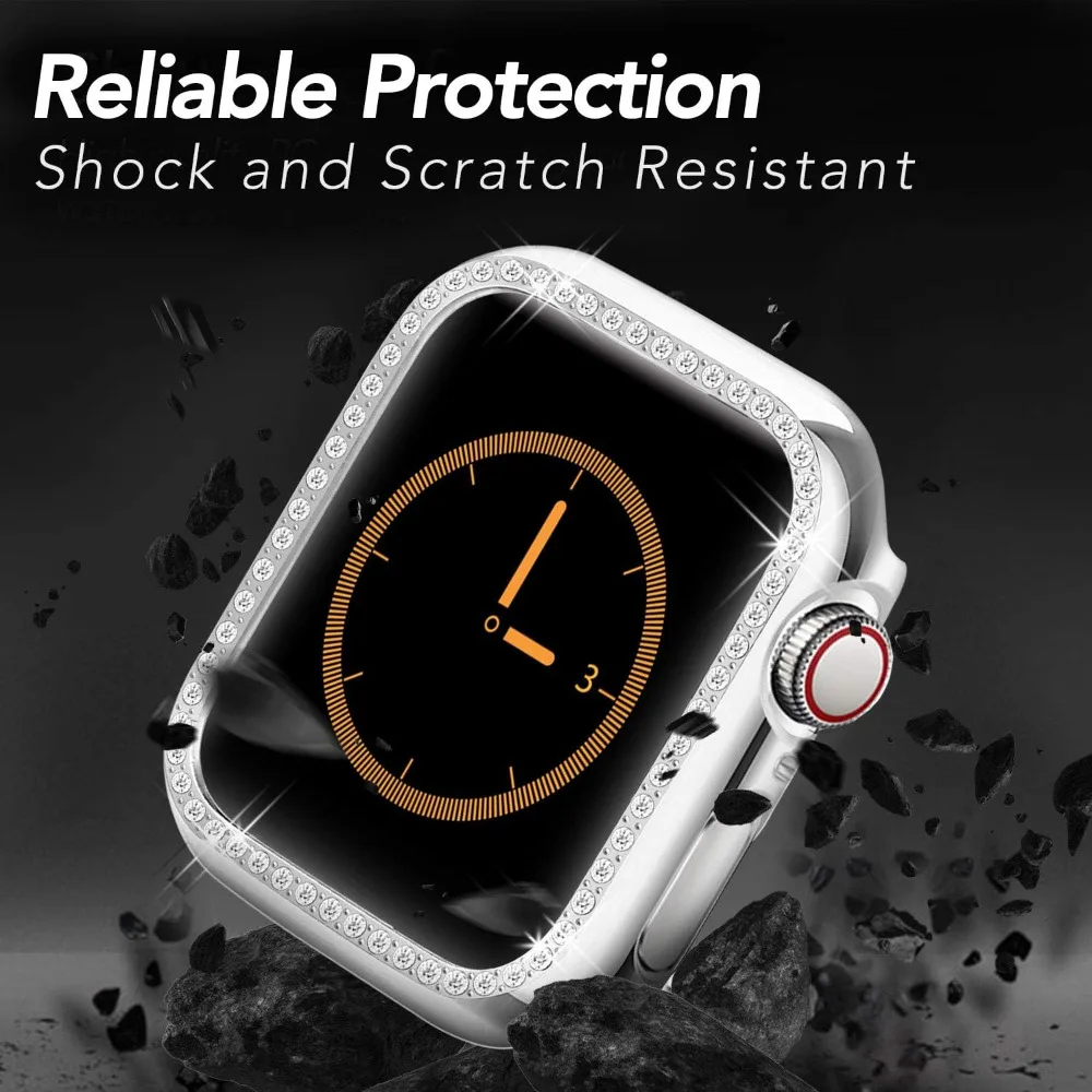 Elegant Diamond-Style Protective Frame
