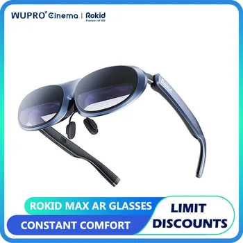 Rokid Max AR 3D Smart Glasses schermo massimo dispositivo di visualizzazione a 50 ° per telefono interruttore schermo proiettato PS5 XBOX occhiali per realtà virtuale