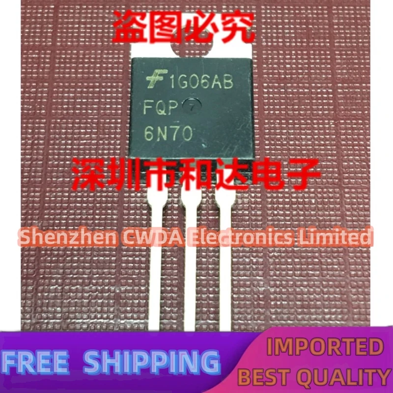 

10PCS-20PCS FQP6N70 MOS TO-220 In Stock Can Be Purchased
