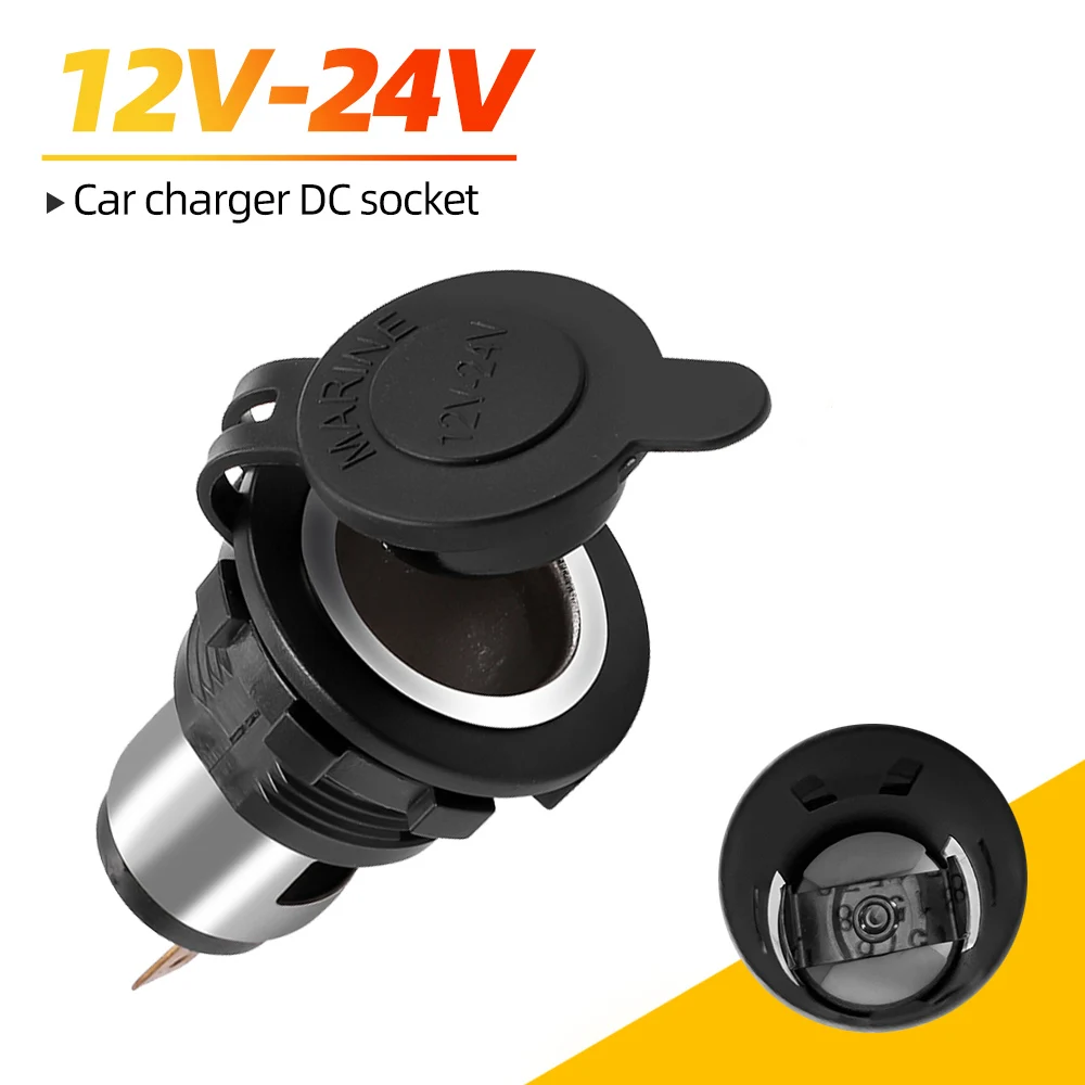 Zigarettenanzünder Steckdose Für Auto 12v 24v Wasserdichte Stecker  Stromausgang Adapter Für Marine Boot Motorrad Lkw Rv Atv Mit Leitung D5, aktuelle Trends, günstig kaufen