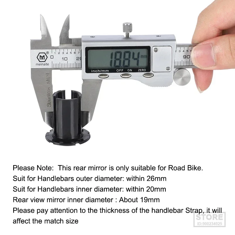 웨스트 사이클링 도로 자전거 거울 핸들 바 360도 회전식 광각 후면보기 자전거 액세서리 안전 사이클링 레이싱 스쿠터